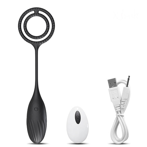 Prostate Massager With Cockring Vibrating Butt Plug Anal APP Vibrator