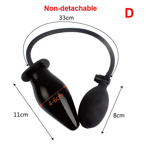 Inflatable Butt Plug for Enhanced Pleasure - Pump Up the Pleasure