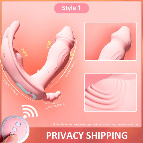 Remote Control Vibrator - Panties for Women Stimulate Clitoris, G-Spot and Vagina