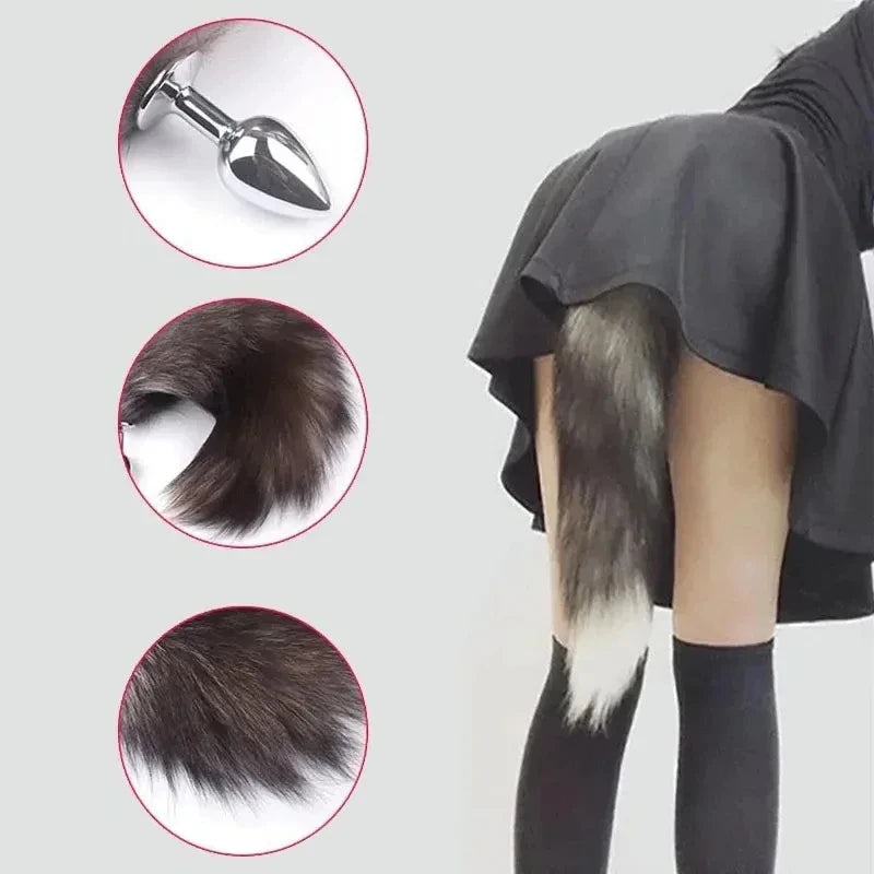 Anal Plug Sexy Fox Tail Butt Plug
