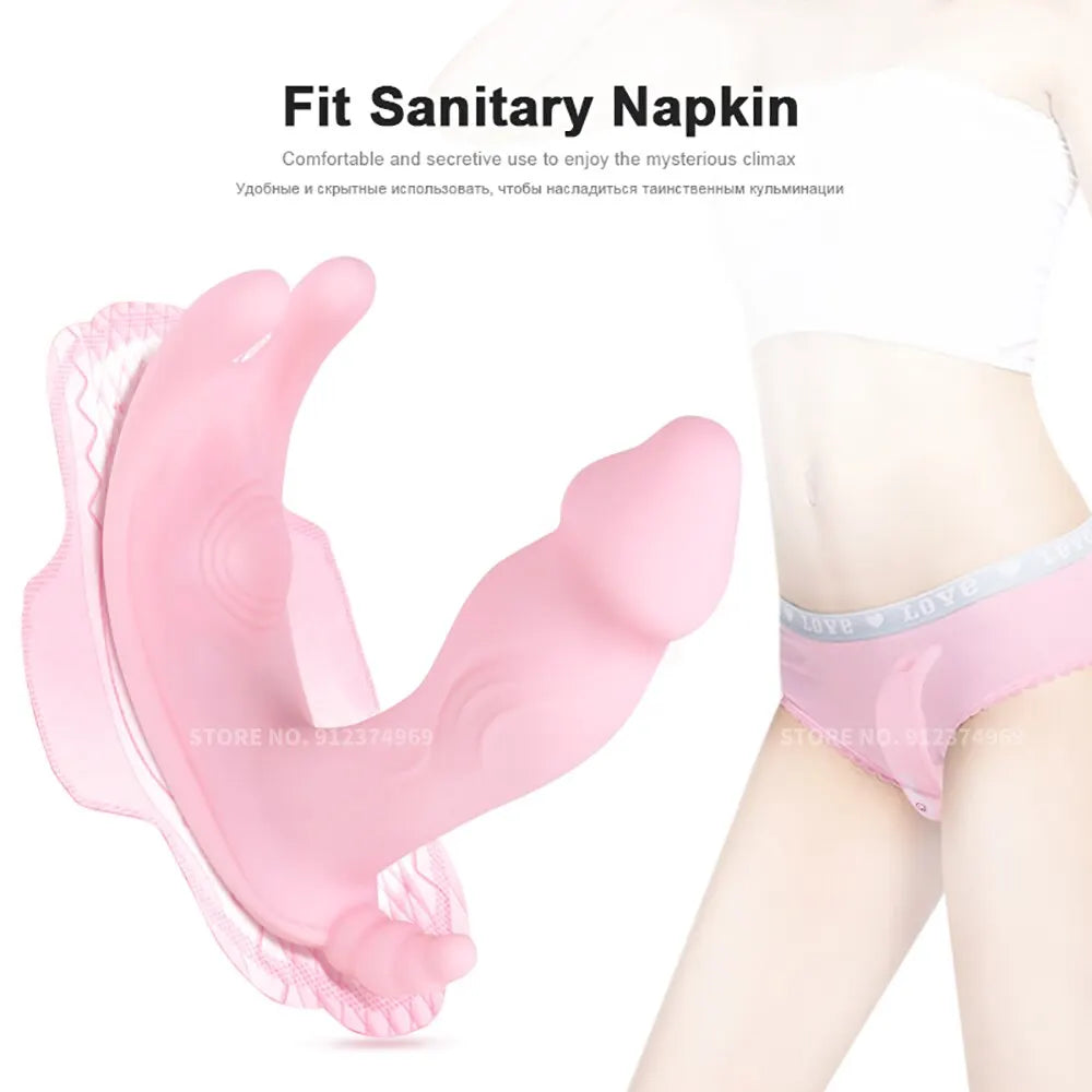 Remote Control Vibrator - Panties for Women Stimulate Clitoris, G-Spot and Vagina