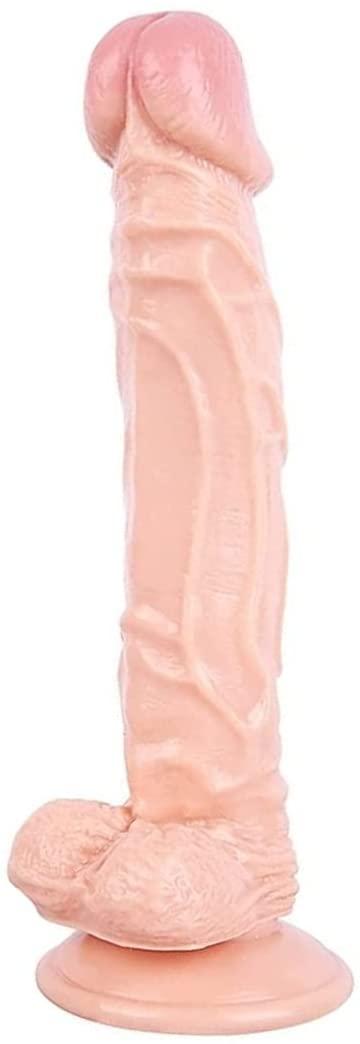 Long Dildo Realistic With Thick Sunction Cup Base For Hands Free Play