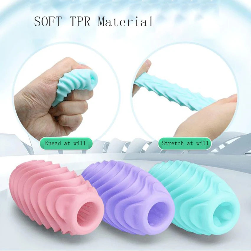 Silicone Pocket Pussy Sex Toy for Men Blowjob Male Masturbator Sex Egg