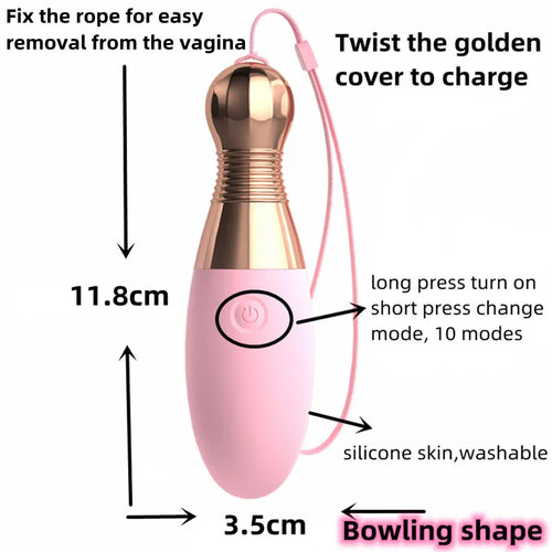 Wand Massager Jumping Egg Bullet Vibrator G-spot Nipple Clitoris