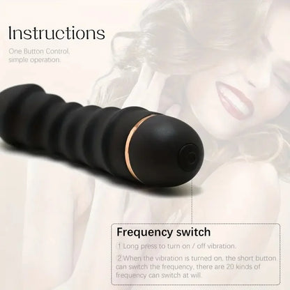 Wave Vibrator Female Masturbator Sex Massage Stick 20 Mode Adjustable