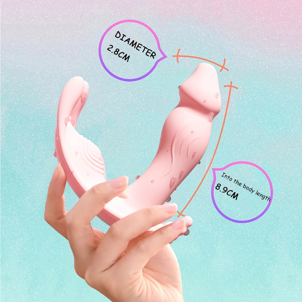 Remote Control Vibrator - Panties for Women Stimulate Clitoris, G-Spot and Vagina