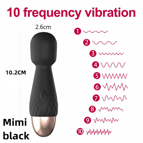 Wand Massager Jumping Egg Bullet Vibrator G-spot Nipple Clitoris