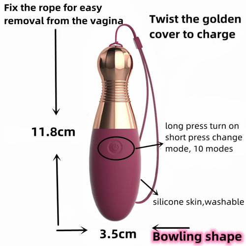 Wand Massager Jumping Egg Bullet Vibrator G-spot Nipple Clitoris