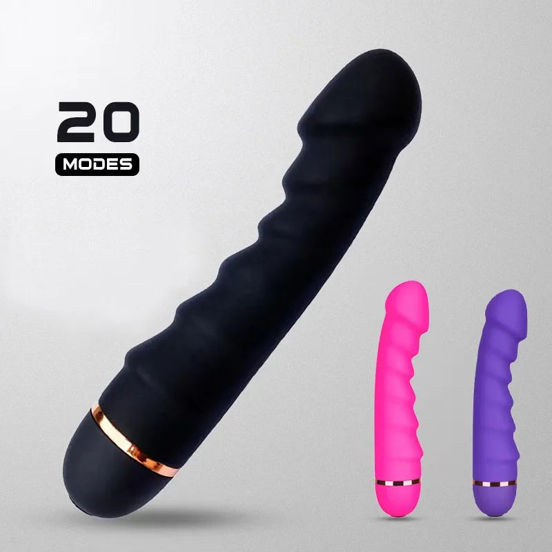 Wave Vibrator Female Masturbator Sex Massage Stick 20 Mode Adjustable