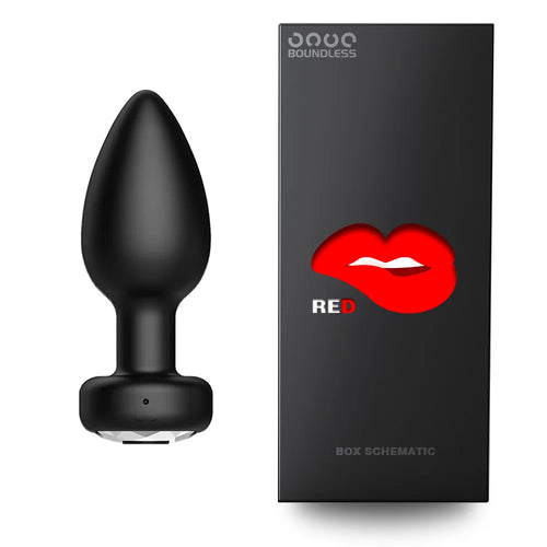 Wireless remote control vibrating women Plug Anal Vibrator Ass Dildo