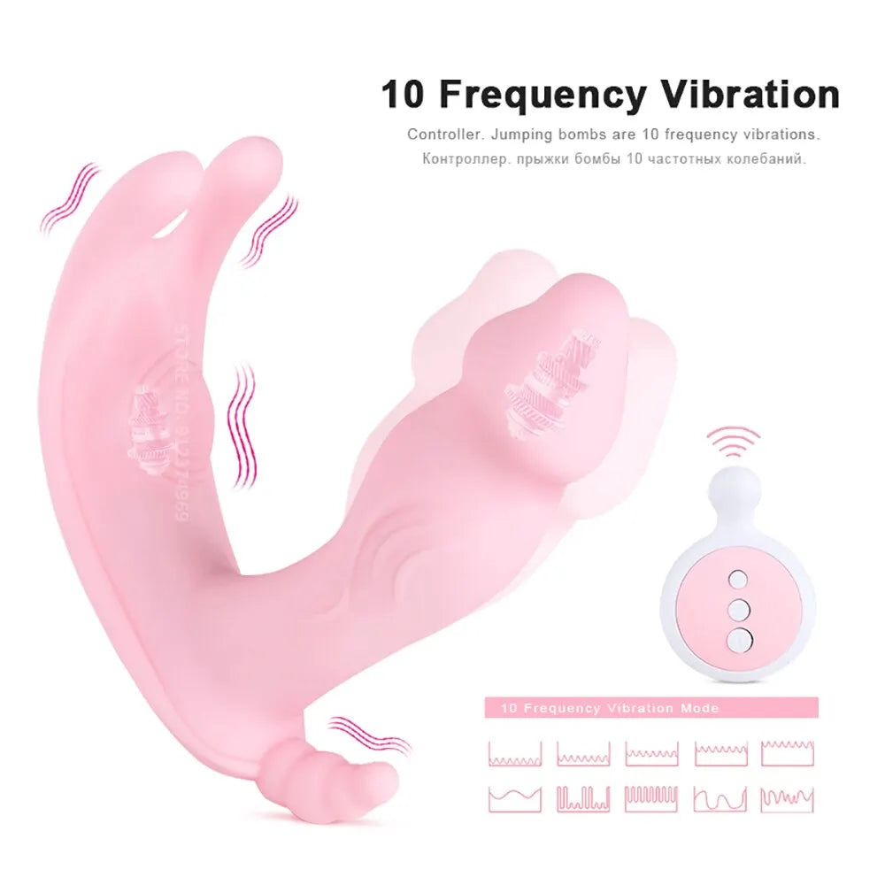 Remote Control Vibrator - Panties for Women Stimulate Clitoris, G-Spot and Vagina