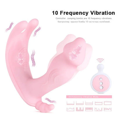 Remote Control Vibrator - Panties for Women Stimulate Clitoris, G-Spot and Vagina
