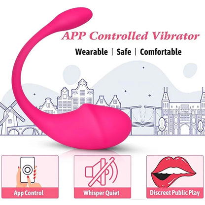 Juguetes sexuales con Bluetooth, consolador vibrador para punto G para mujeres, control remoto por aplicación 